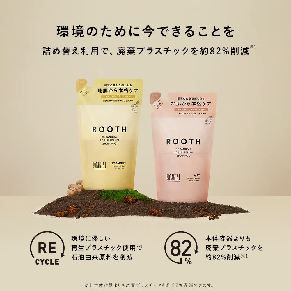 BOTANIST Rooth Shampoo and Treatment Set Refill Airy