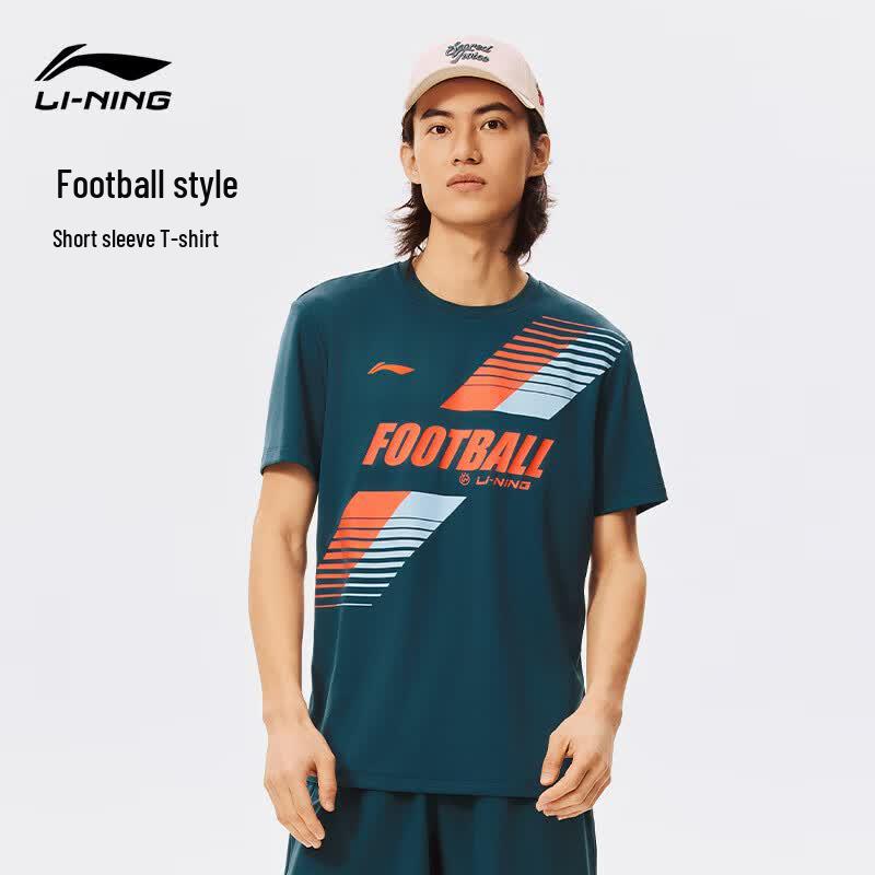 Li-Ning Men s Football Short Sleeve T-Shirt M