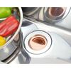 Gaona Sink Drain Replacement Set for 8cm Sinks, Antibacterial Copper Cover, Garbage Disposal, Suitable for Rentals and Mini Kitchens (GA-PB046)