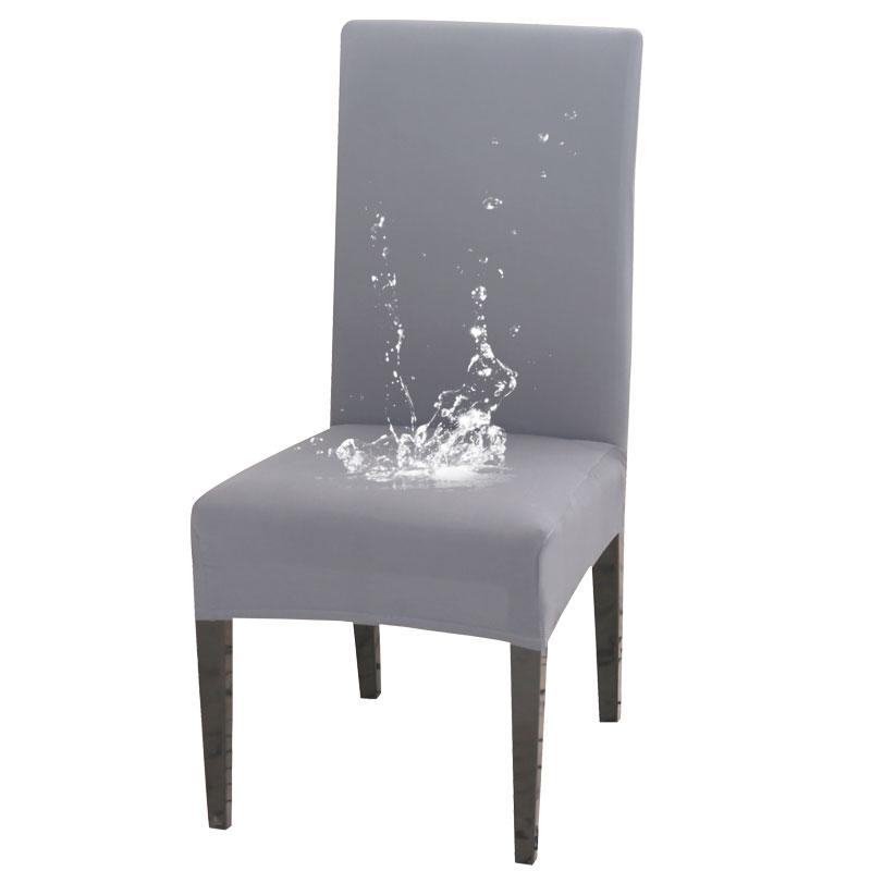 11 Colors Waterproof Chair Cover for Dining Room,stretch Solid Chair Protector for Banquet ,wedding,party,office Chair Slipcover