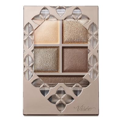 Visee Riche Paleta de Sombras Panorama Design Olhos Bege Marrom BR-1 5,5g