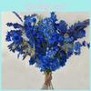 Faux For Flowers Wedding Arch Blue Starry Hydrangeamacrophylla Hanging Wall