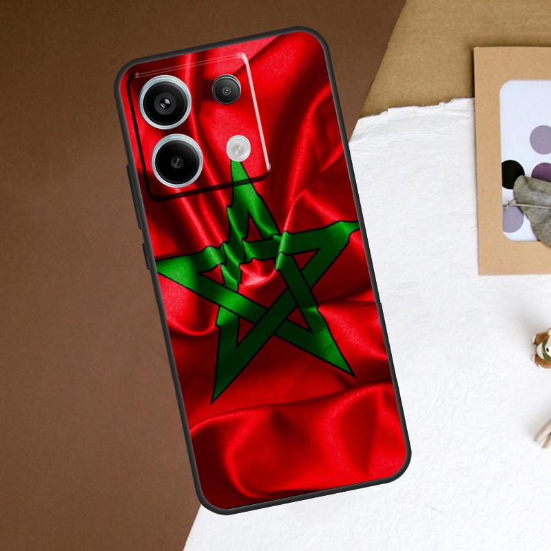 Morocco Moroccan Flag Case For Redmi Note 11 12 13 Pro Plus 9 10 10S 11S 12S Redmi 12 9C 10C 12C 13C Back Cover