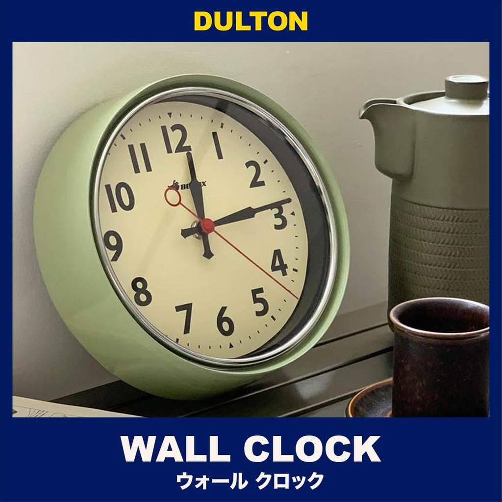 Dalton Wall Clock Sage Green Available in a variety of colors to match the impression of your room Wall Clock Diameter 210mm Depth 65mm S426-207SGN