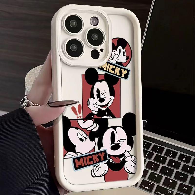Mickey Apple-Compatible Phone Case for iPhone 12-17 Pro Max Series