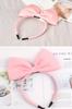 YFFSFDC Cute Ribbon Tiara Hair Accessory, Princess Headband, Cosplay Prop, Accessory, Cosplay, Costume, Halloween Party (Pink)
