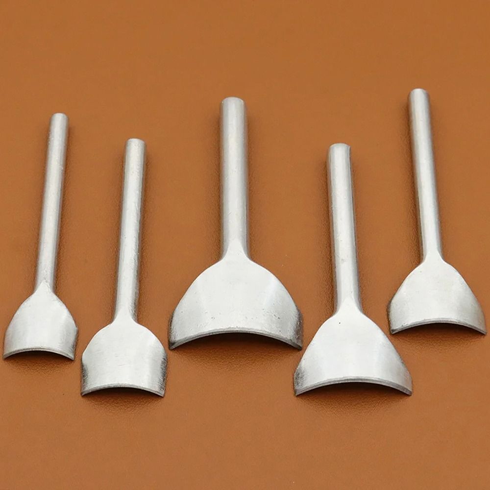 1Pcs Leather Punching Arc-shaped Punch 10-50mm Wallet Edge Trimming Tool  for Belt Strap