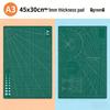 A2/A3/A4 Double-Sided Cutting Mat for Desktop Protection and Crafting - Ideal for Carving, Eraser Stamping, and Paper Cutting.