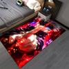 Atemberteppich mit Anime-Charakter, leuchtende Farben. Geeignet als rutschfeste Spielmatte für Sofas im Wohn- und Schlafzimmer.