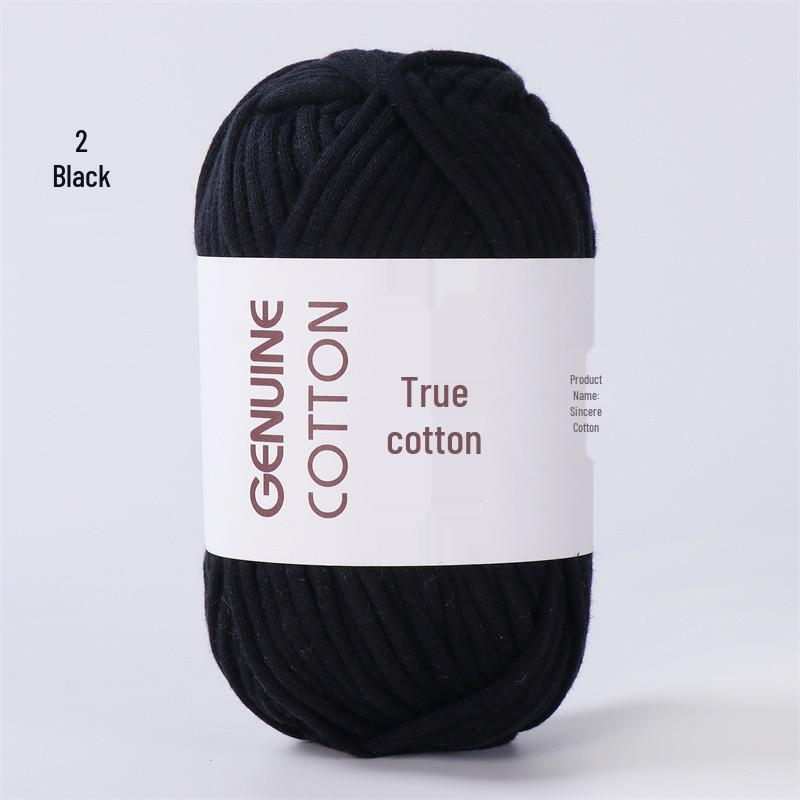 Kerngefülltes Baumwollgarn zum DIY-Stricken: Ideal für Spielzeug, Schals und Fußmatten