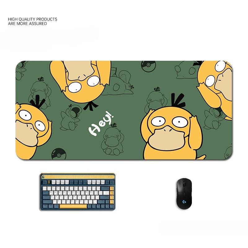 High Definition Psyduck Printed Mouse Pad Animation Cartoon Cute Boys/ Girls Desk Pad Office Computer Keyboard Pad Table Mat