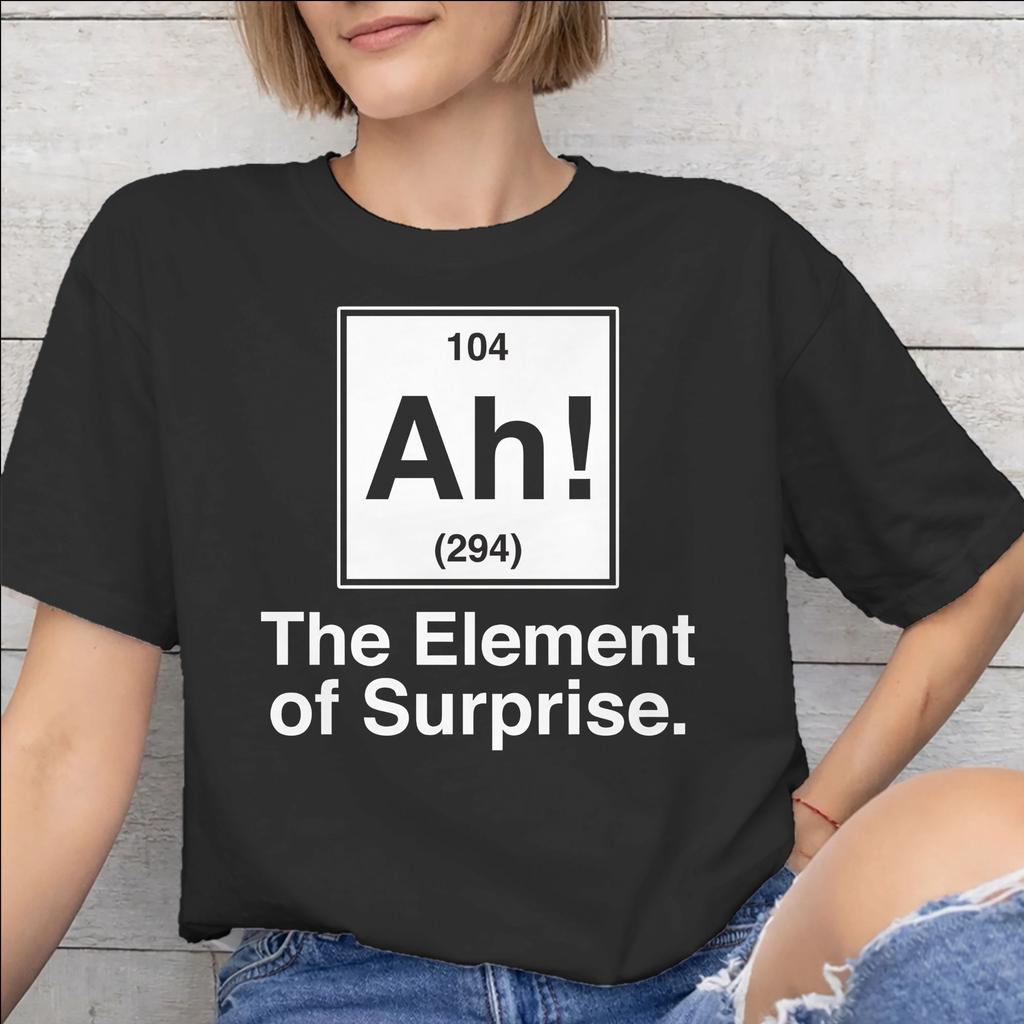 Ah The EleUnisext Of Surprise Tee Shirt for Unisex Unisex Printed T Shirts 100 Cotton Clothing
