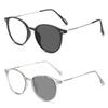 2pcs Pochromic Anti Radiation Eyeglass Metal Computer Glasses Anti Blue Light Eyeglasses For Woman/Man