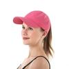 Summer Solid Baseball Cap Womens Sports Leisure Cross Ponytail Hat Mesh Quick Drying Sun Shading Half Empty Top Hat