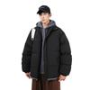Fake two-piece cotton clothes, couple's winter outdoor hooded jacket, windproof and cold-proof, the same for men and women