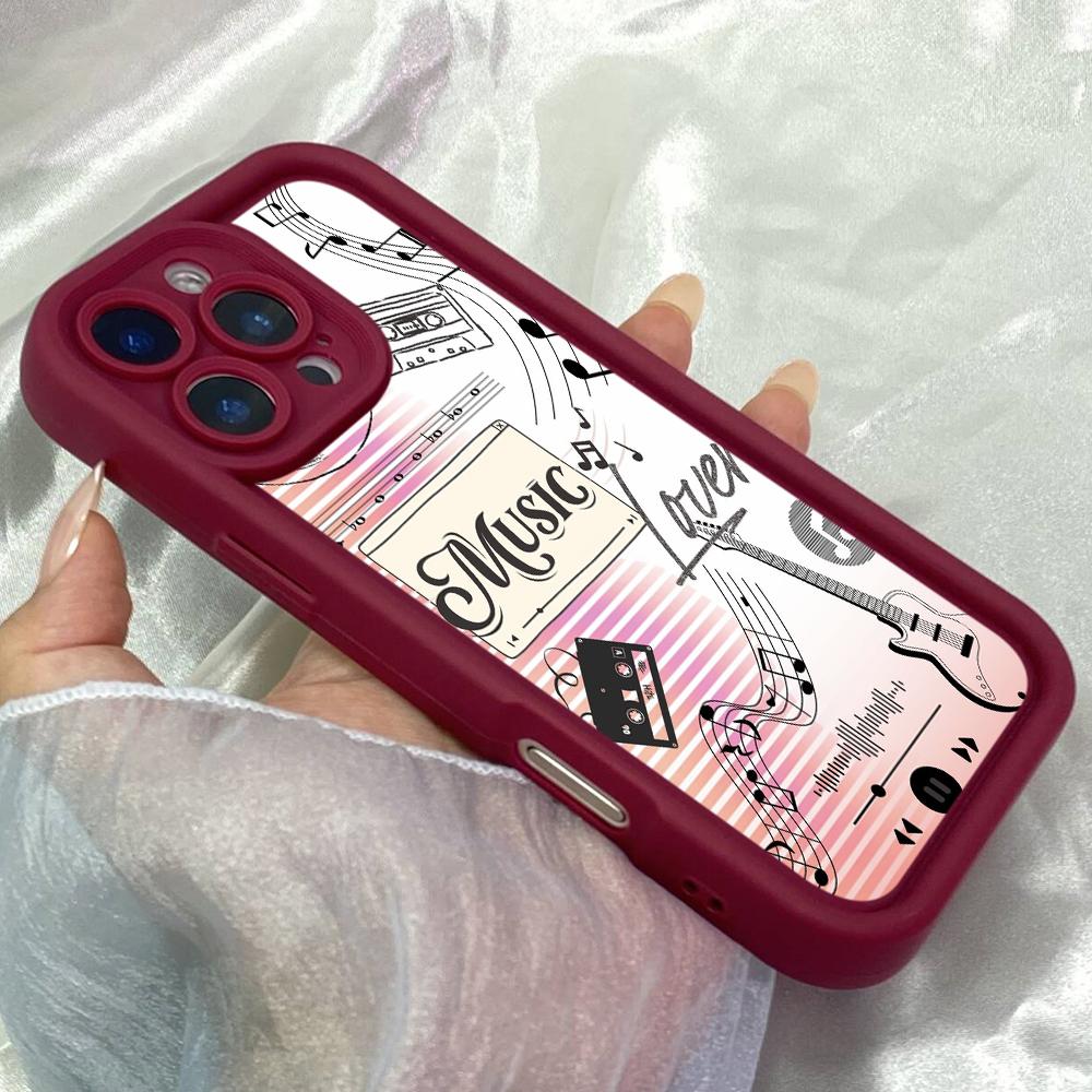 JT361 MUSIC LOVERS per iPhone 17 16 15 14 13 Pro Max Samsung S26 S25 Ultra A17 A07 A56 A16 A15 A14 A13 Xiaomi 15T Redmi 15c Note 14 13 12 Cover Morbida