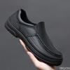 Anti slip oil resistant waterproof wear-resistant shoes for spring simplicity long-term standing without tiring feet Men's shoes