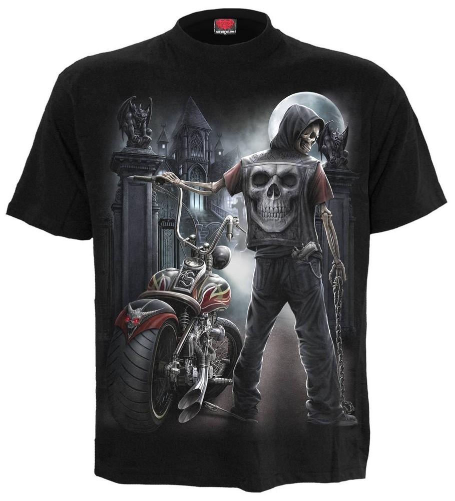 SPIRAL DIRECT NIGHT CHURCH TShirt Reaper/Biker/S wbr/ kull/Dark Wear/Rock/Top/ wbr/ Tee Unisex T-Shirt S