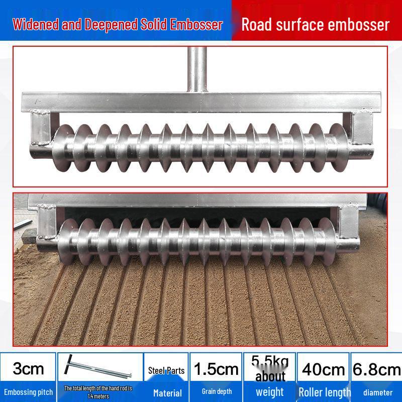 Concrete Pavement Texturizer and Anti-Slip Groover Roller Machine