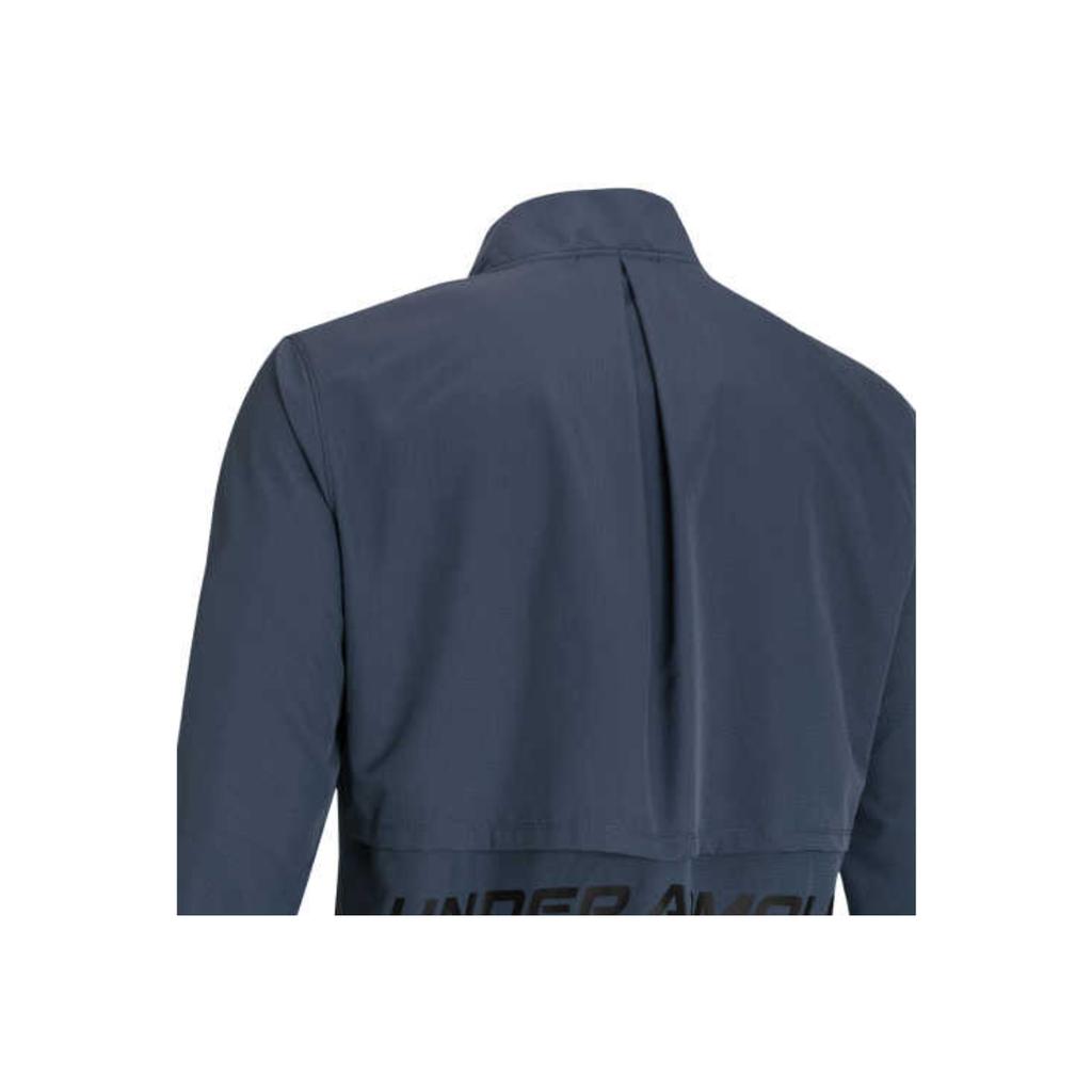 Under Armour Sun Protection Series Letter Logo Print Running Jacket Men Jacket Grey 1376797-044