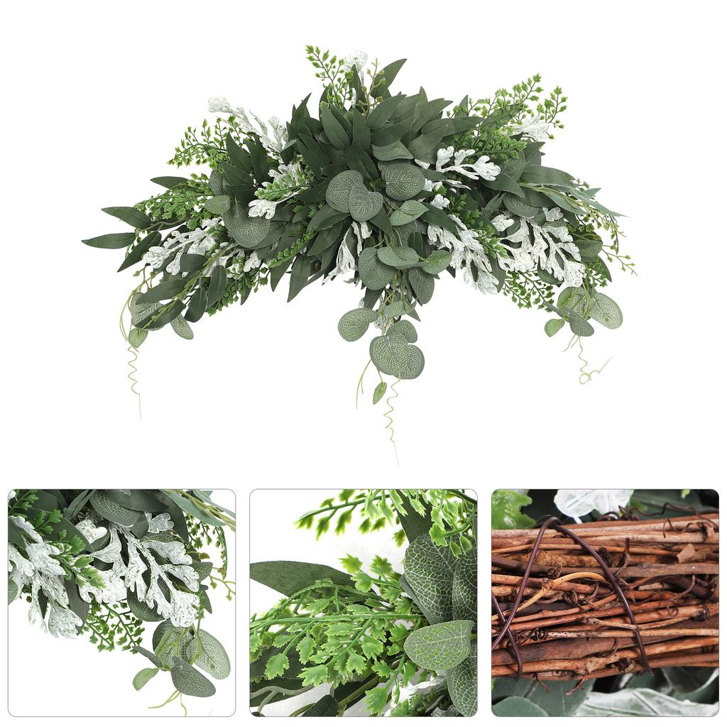 Artificial Greenery Flower Swag Artificial Greenery Floral Swag Decor for Home Party Table Door Wall Decor 70CM