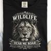 Vintage Lion Wildlife Graphic Tee, King of the Jungle Retro Design