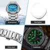 Luxury Military Men Watch Waterproof Luminous Date Chronograph Man Watch Business Stainless Steel Men's Quartz Watches