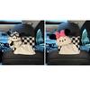 Beiyipin Checkered Car Tissue Box with Dog Design
