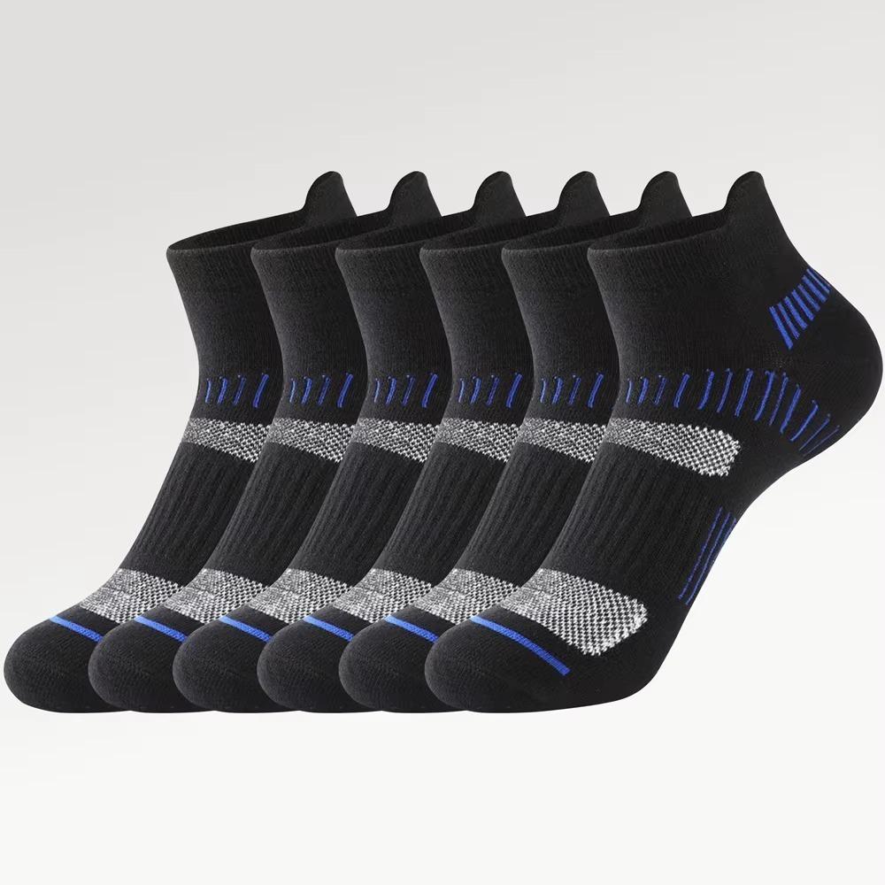 3 Pairs Sports Socks Breathable Athletic Cushioned Support Ankle Socks High Quality Fitness Sport Basketball Running Socks