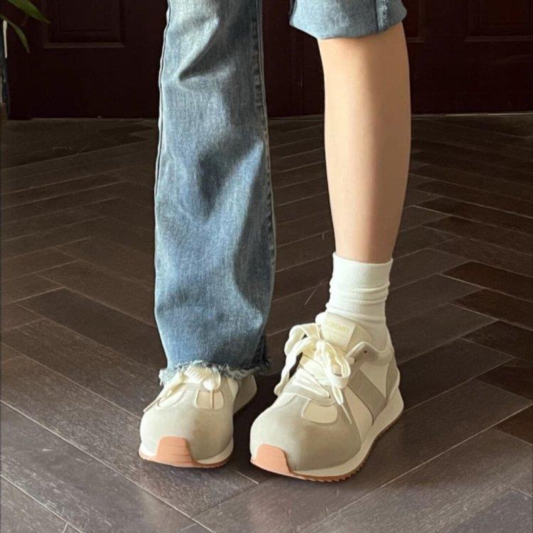 Sports women's platform summer new niche design student single shoes