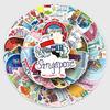 50PCS Singapore Graffiti Stickers for Outdoor Travel & DIY Suitcase Decoration