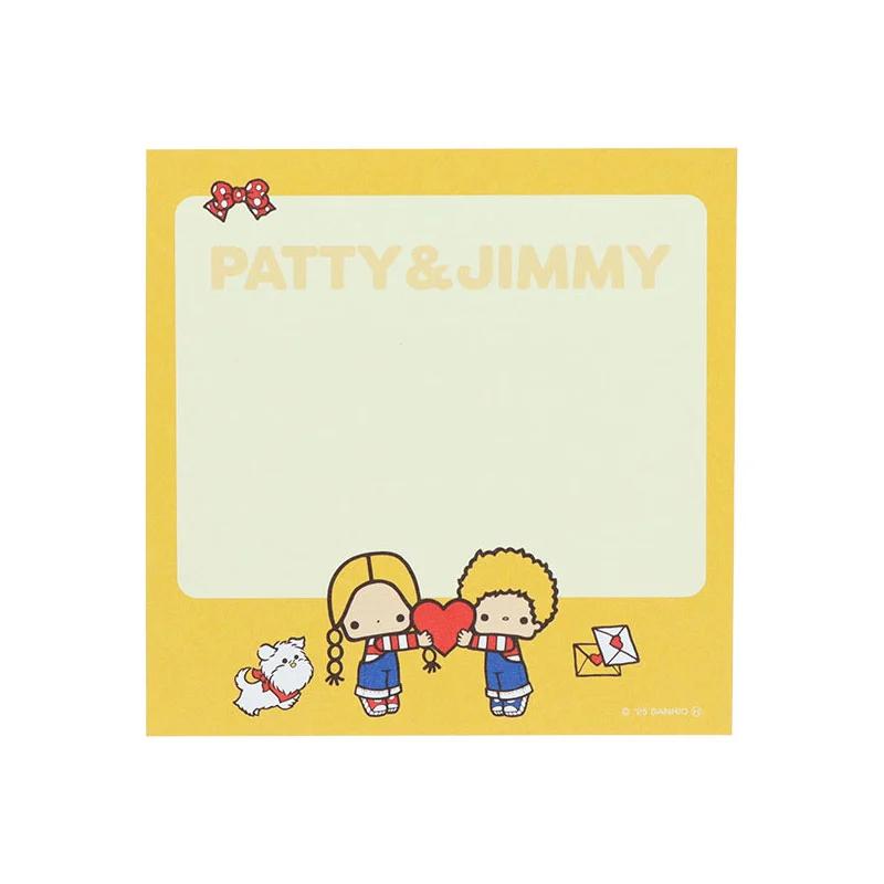 Sanrio PATTY & JIMMY Square Memo Pad ( Retro ) Japan NEW