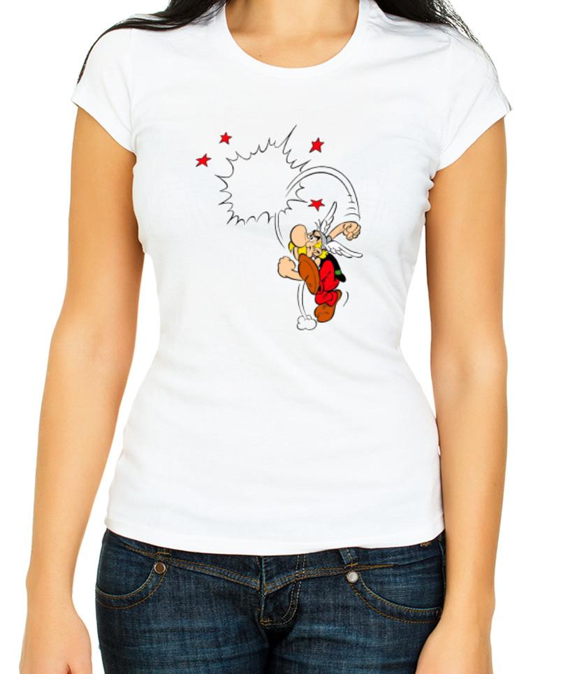 

Asterix W/B Women s 3/4 Short Sleeve T-Shirt H513 L