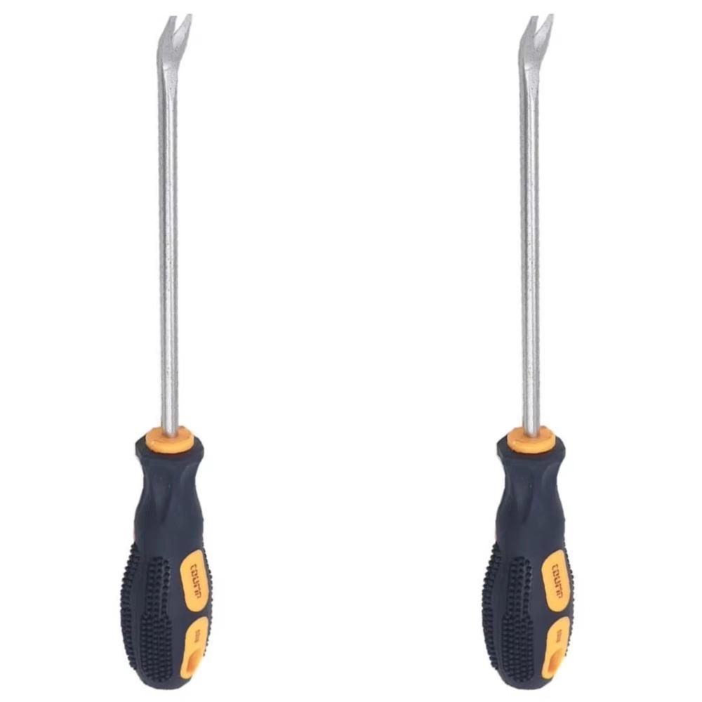 2Pcs Screwdriver Nail Puller U/V Type Nail Remover Nail Puller Pry Tool  Woodworking Nail Lifting