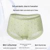 Xuezhongfei Women's Antibacterial Seamless Mid-Waist Briefs 3-Pack