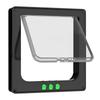 Cat Door Flap Entry and Exit Locking Cover Door/Window Mounted Clear Flap Get-in-whenever Upgraded Door