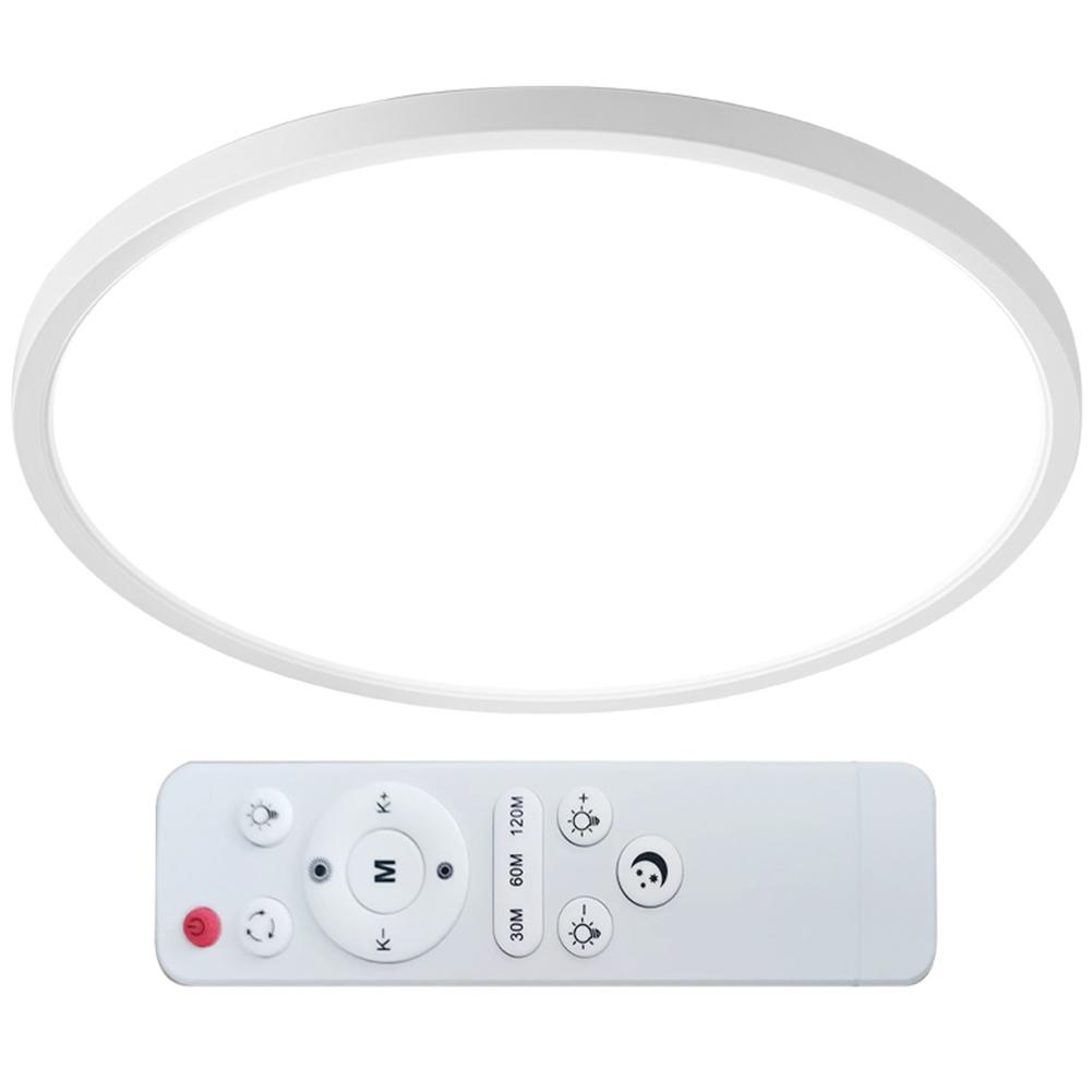 Светодиодный потолочный светильник 24 Вт, встраиваемый, с пультом дистанционного управления, 24 Вт, светодиодный потолочный светильник, встраиваемый, для спальни, кухни, гостиной