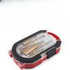 6Pcs HSS Step Drill Bit Set Multi Sizes Pagoda Drill for Wood Hole Drilling Slotting with Aluminum Storage Box