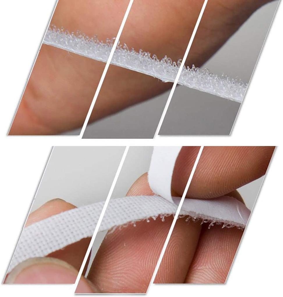 Window Screen Netting Mesh Curtain with Hook Sticky Tape Self Adhesive Window Mosquito Net