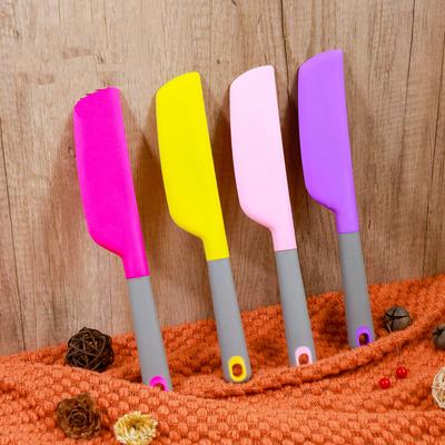 1 grande spatule en silicone, spatule de cuisson, grattoir à gâteau, grande spatule à crème, couteau à mélanger, couteau à confiture, outils de cuisson