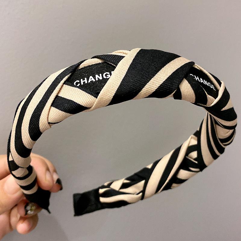 

Стильная повязка на голову с лентой и сменными буквами, закрученная, для женщин, для шопинга, путешествий, шикарный женский обруч для волос, аксессуары