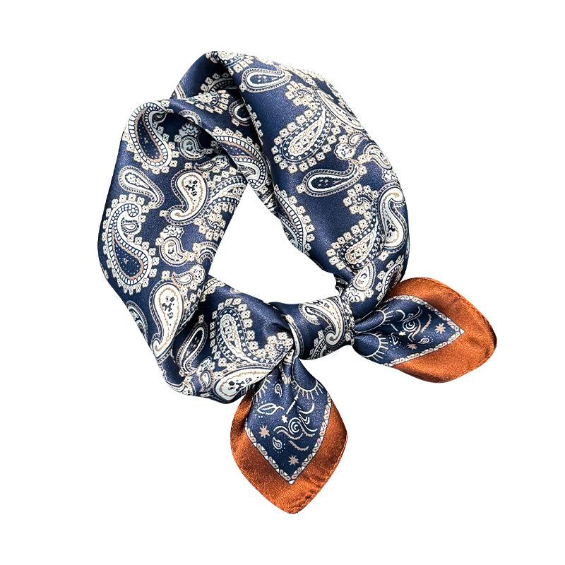 100% Natural Silk Square Scarf Women Neck Bandana Scarves Female Neckerchief Wrist Fashion Headkerchief Shawl Wrap Hijab beach