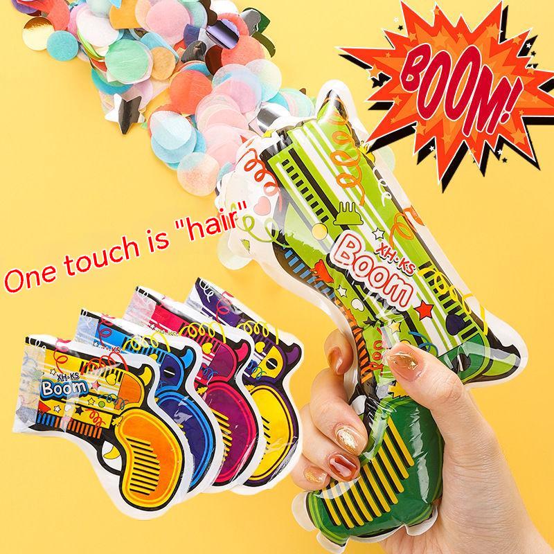 20/50PCS Inflatable Firework Gun Festival Birthday New Year Atmosphere Toy  Children Fun Party Supplies