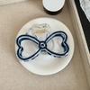Glaze Bowknot Hair Claw Clip Colorful Bows Shaped Hairpin Ponytail Claw Clip Jaw Clip Large Hair Accessories for Women