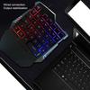 USB Wired One Handed Gaming Keyboard 35 Keys Ergonomic Keyboard  Professional Work