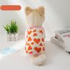 Vêtements mignons pour chien de compagnie Petit Moyen Chien T-shirt pour chien Fournitures pour animaux de compagnie de haute qualité