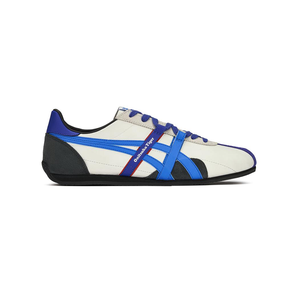 Onitsuka Tiger Runspark 2.0 Cow Leather Comfortable Low top Casual Shoes Unisex White/Blue 1183C606-100