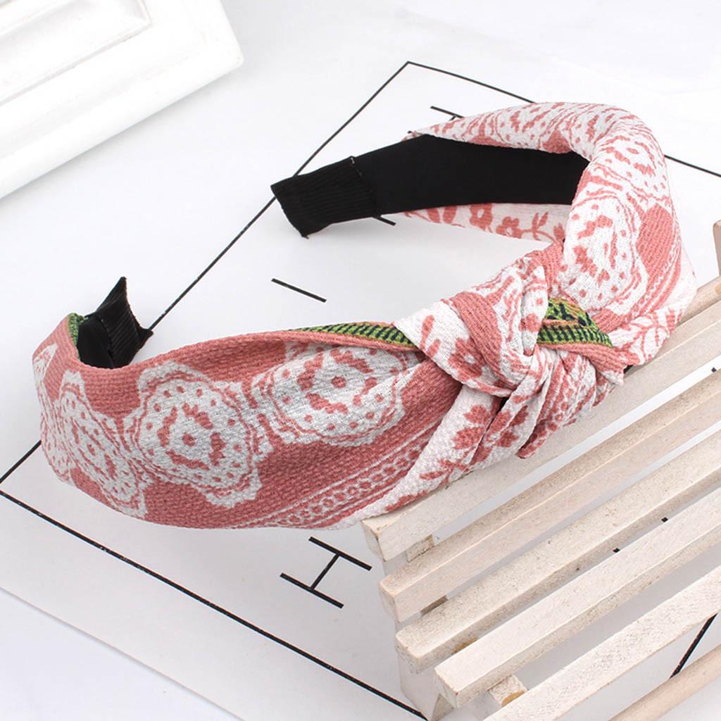 

[Брисанд] Bowknot Повязка на голову Широкий край Шифоновые аксессуары для волос Женская лента для волос