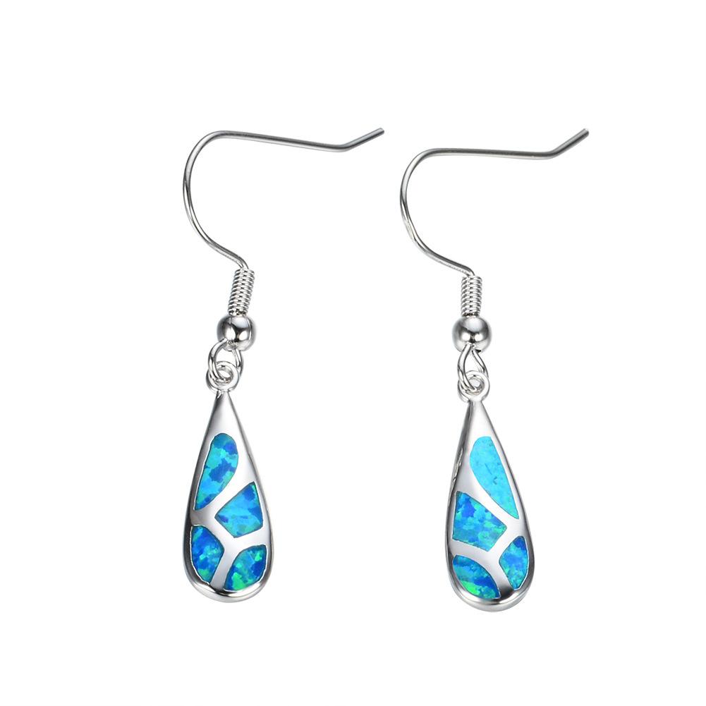 

Earrings with European and American Personality Four Earrings Creative and Fashionable Water Droplet Shaped Exquisite Earrings