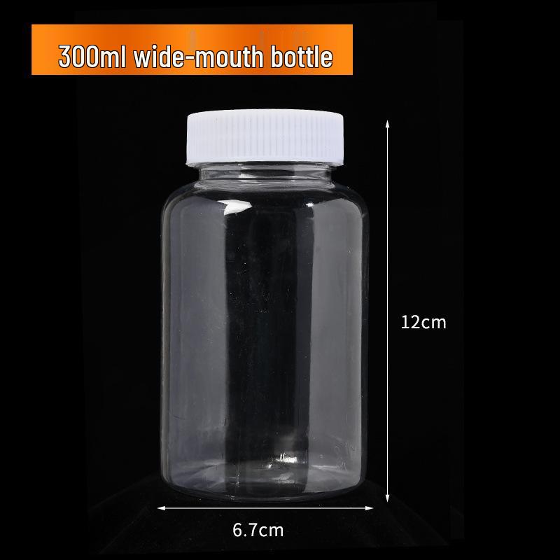 Food Grade PET Polyester Bottle with Tear-off Cap, 100ml/500ml